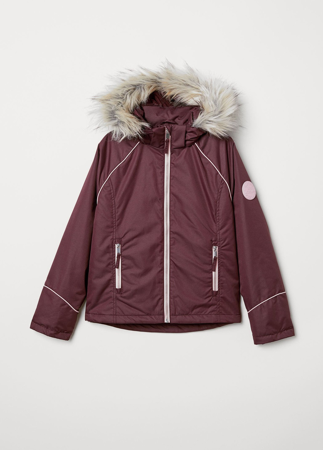 Сливова демісезонна куртка H&M