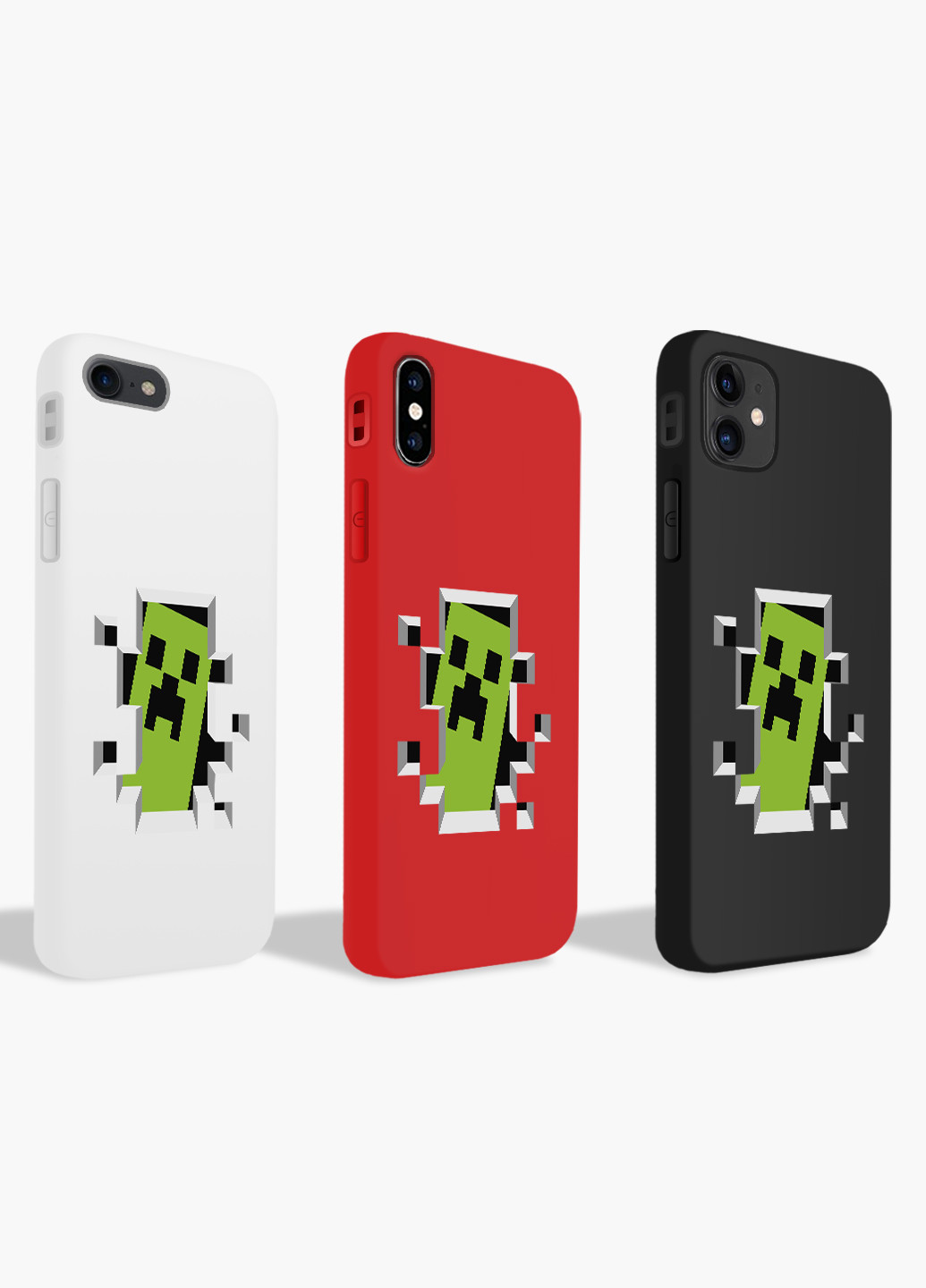 Чохол силіконовий Apple Iphone Xs Майнкрафт (Minecraft) (8938-1709) MobiPrint (219556045)