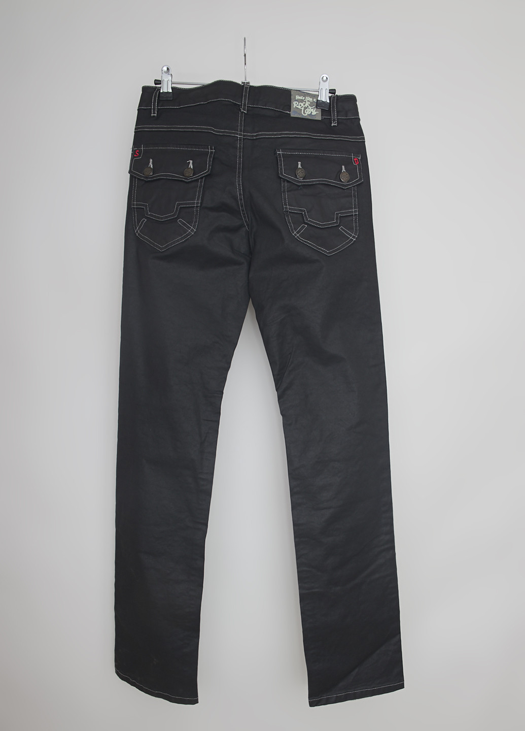 Черные демисезонные прямые джинсы S&D