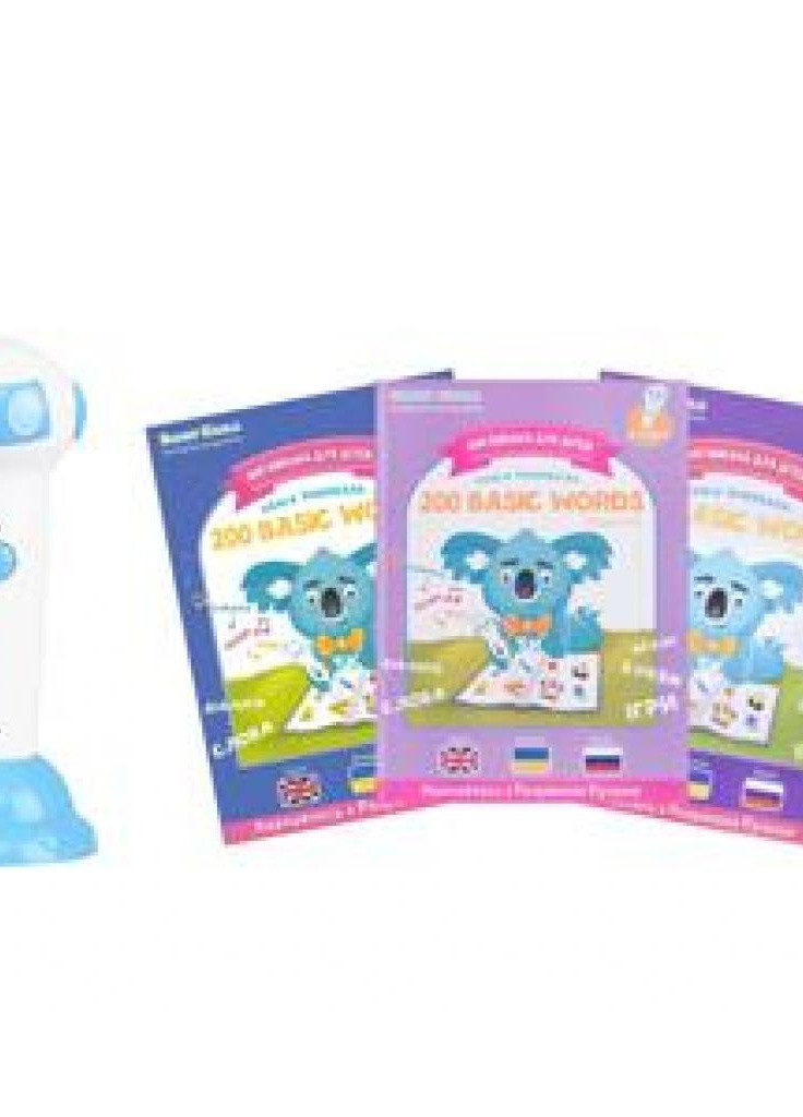 Интерактивная игрушка + Книга Интерактивная English (1, 2, 3 сезон) (SKS0123BW) Smart Koala (203978752)