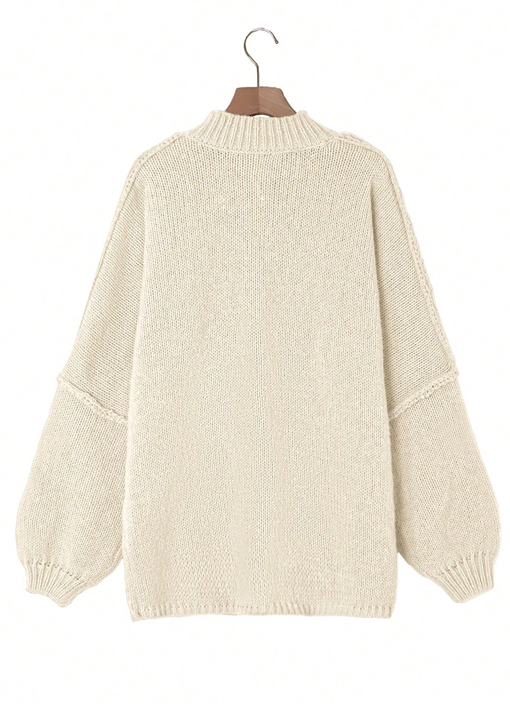 Кремовый демисезонный кардиган SHEIN