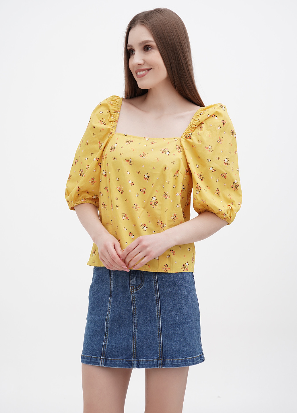 Жовта демісезонна блуза Object
