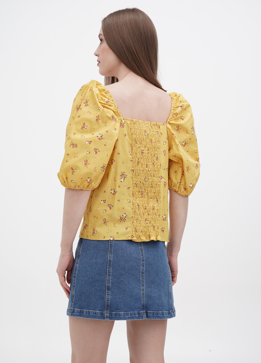 Желтая демисезонная блуза Object