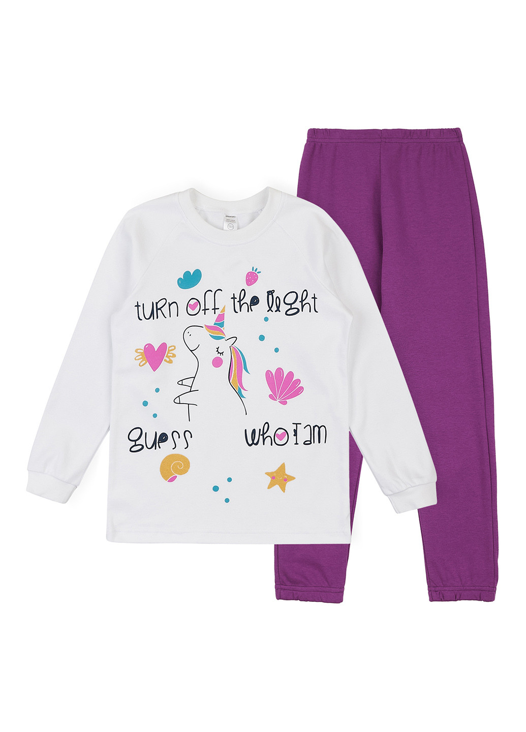 Комбинированная всесезон пижама (реглан, брюки) реглан + брюки Garnamama