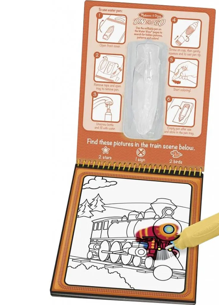 Набір для творчості Melissa & Doug Чарівна водна розфарбування Транспорт (MD15375) Melissa&Doug (202365224)