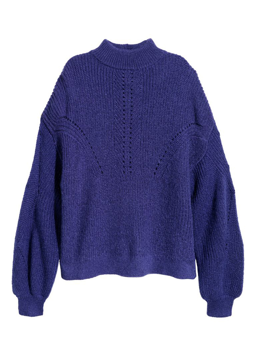 Синий зимний свитер H&M