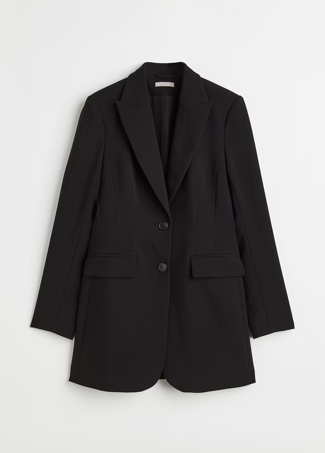 Черный женский жакет H&M однотонный - демисезонный