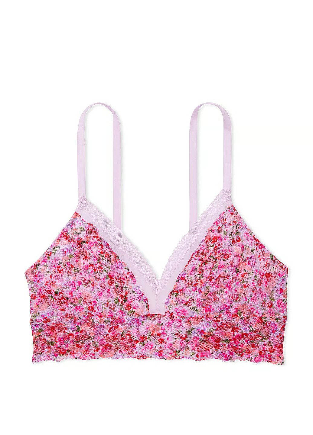 Розовый демисезонный комплект (бюстгальтер, трусики) Victoria's Secret
