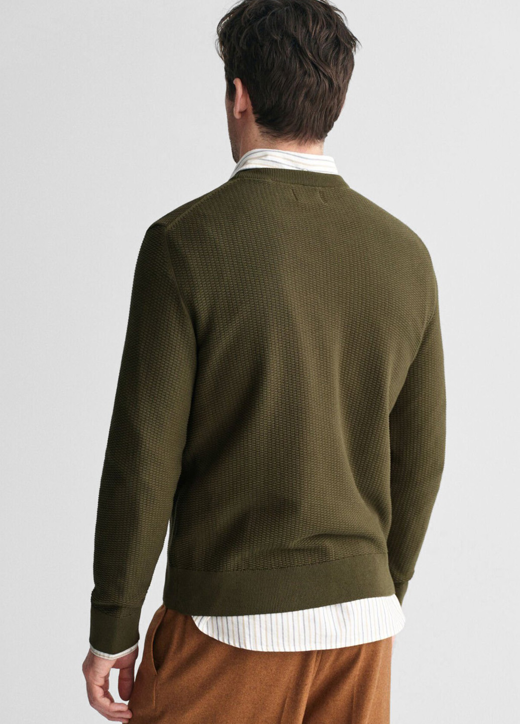 Оливковий (хакі) демісезонний джемпер джемпер Gant