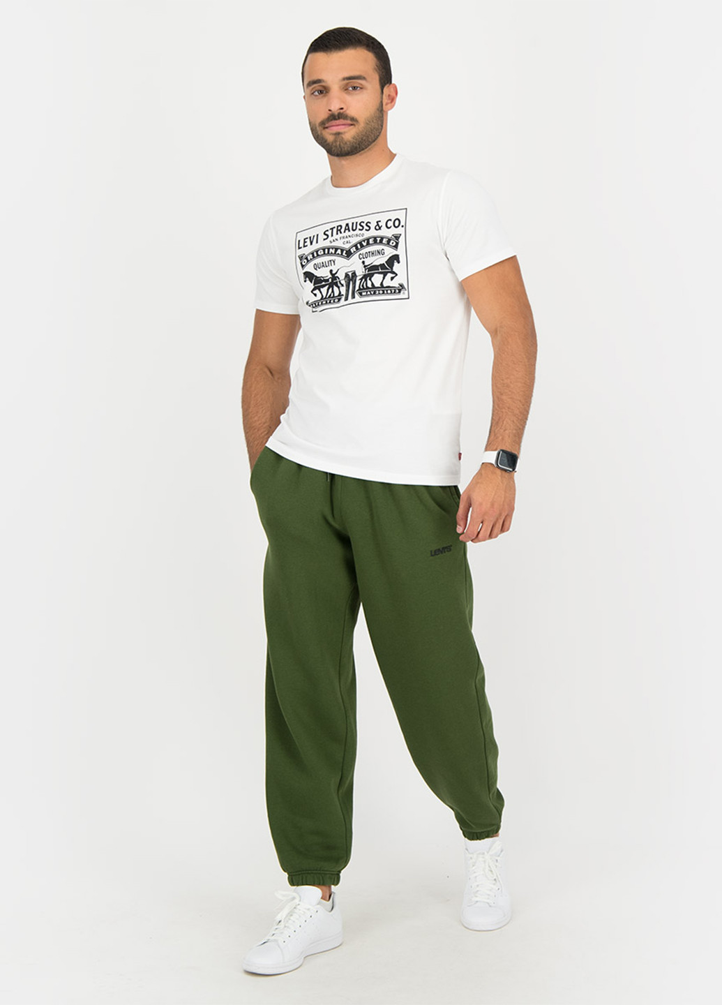 Белая футболка Levi's