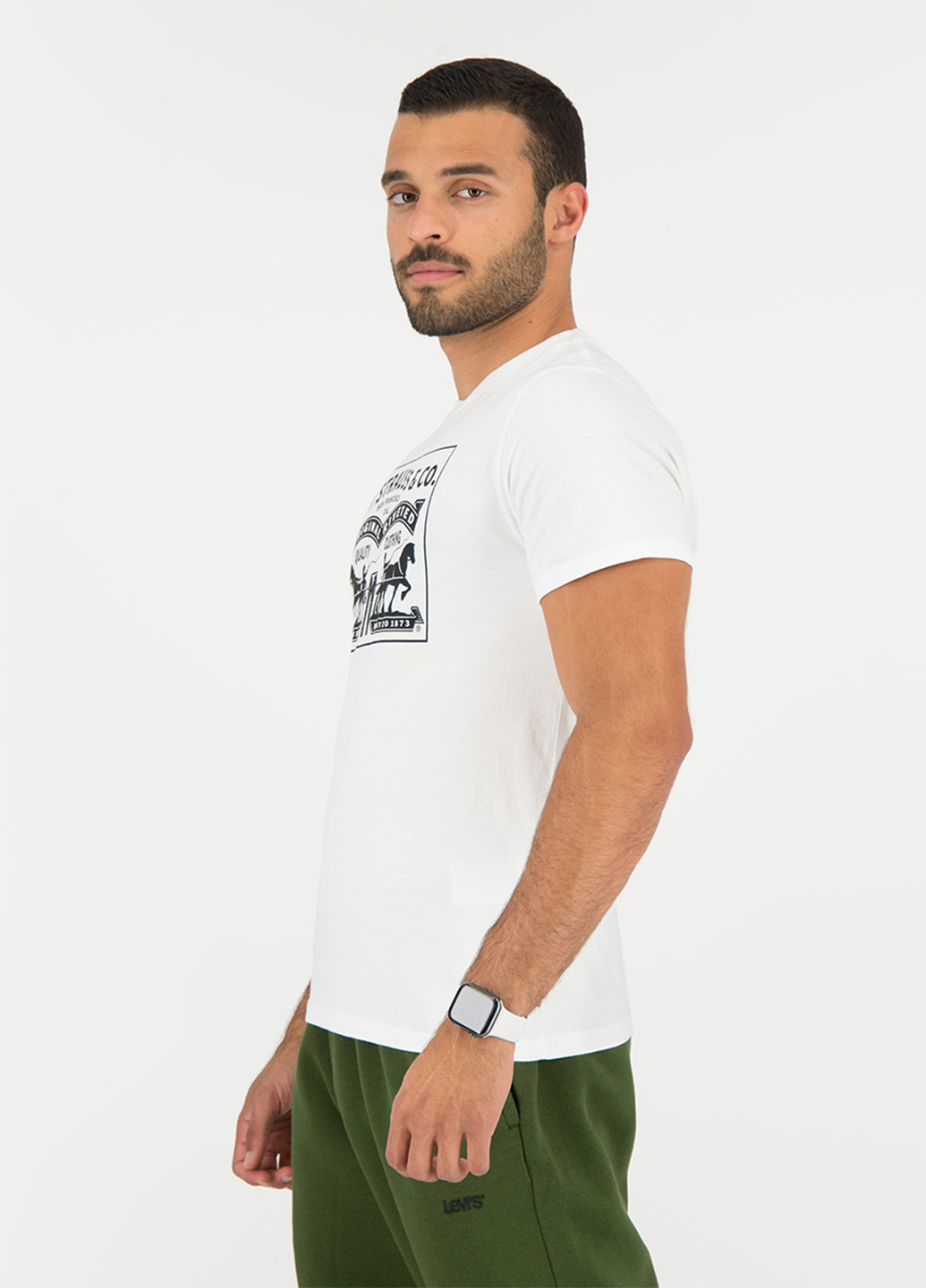 Белая футболка Levi's