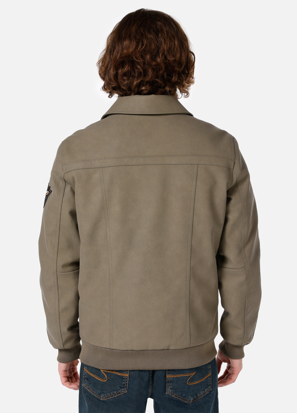 Оливкова (хакі) демісезонна куртка Colin's