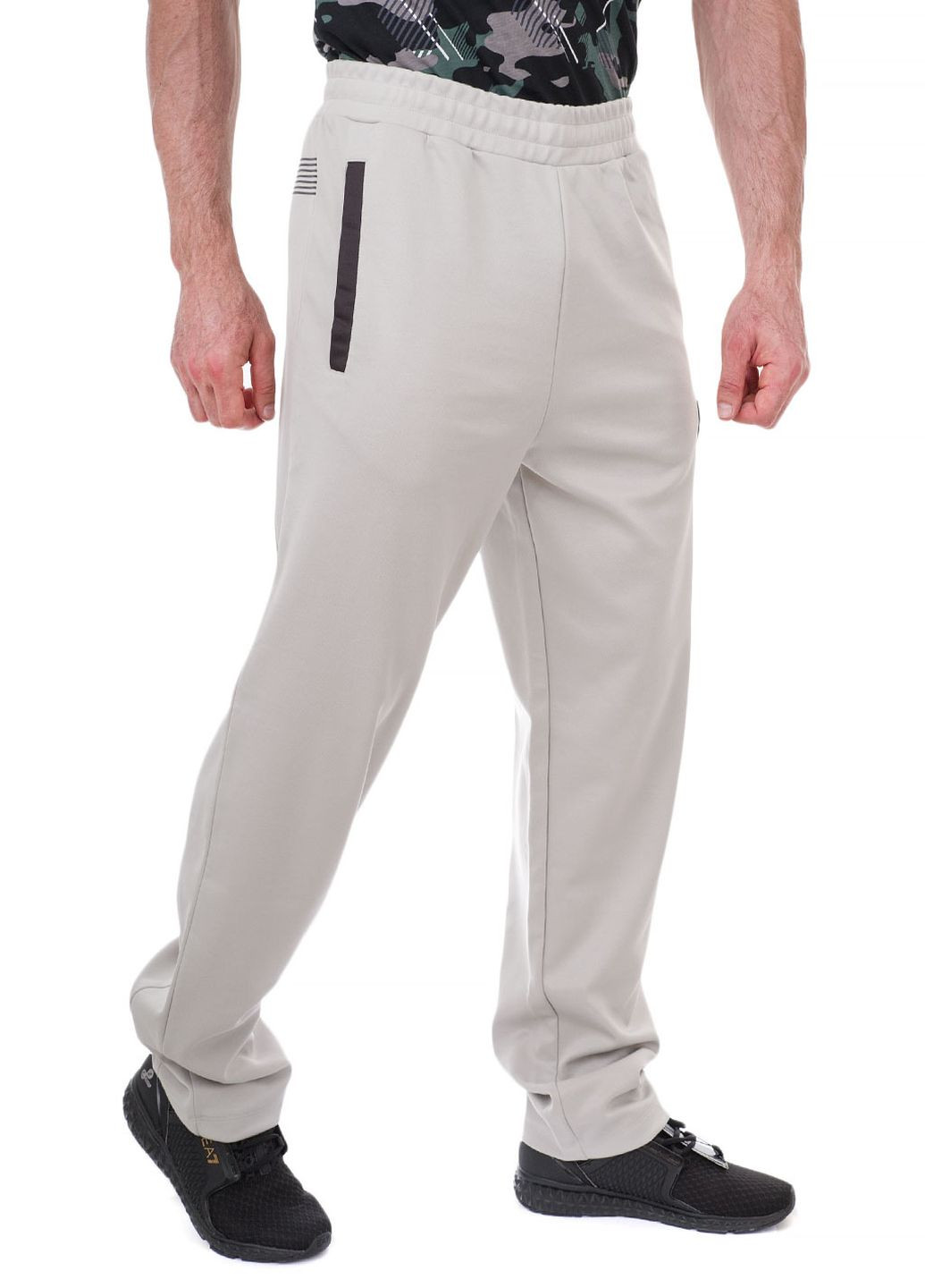 Белые демисезонные брюки ARMANI EA7