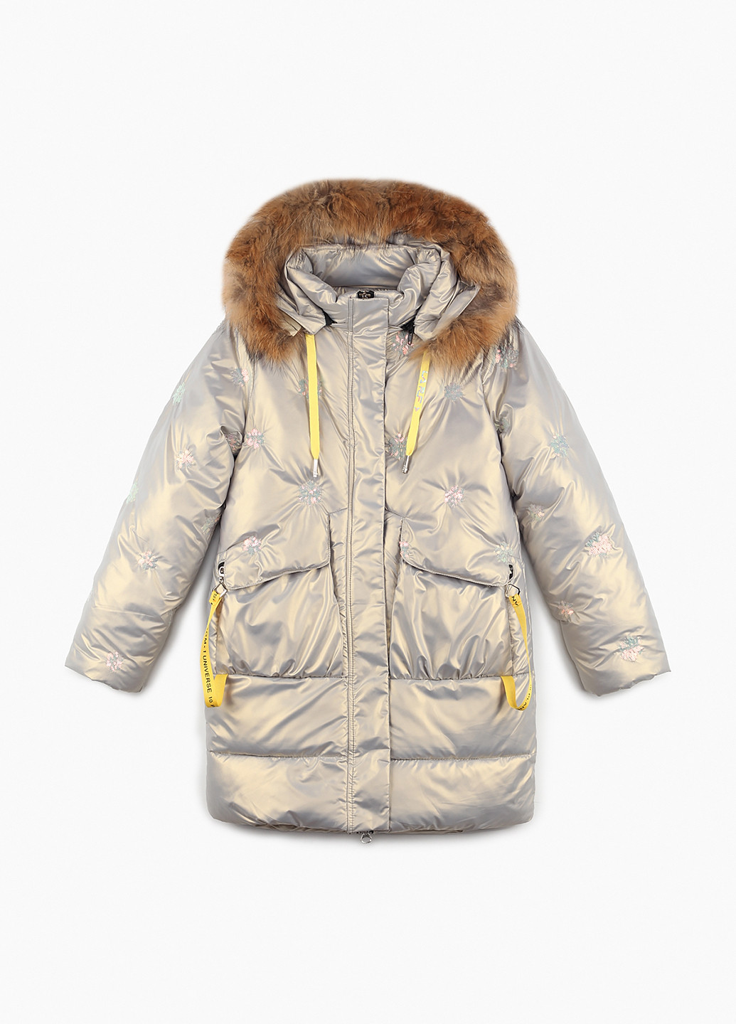 Світло-сіра зимня куртка Snowgenius