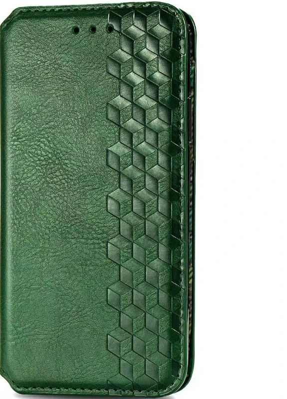 Кожаный чехол книжка Cubic (PU) для Xiaomi Mi Note 10 Lite Зеленый (is_00000036703_1) Getman (237834622)