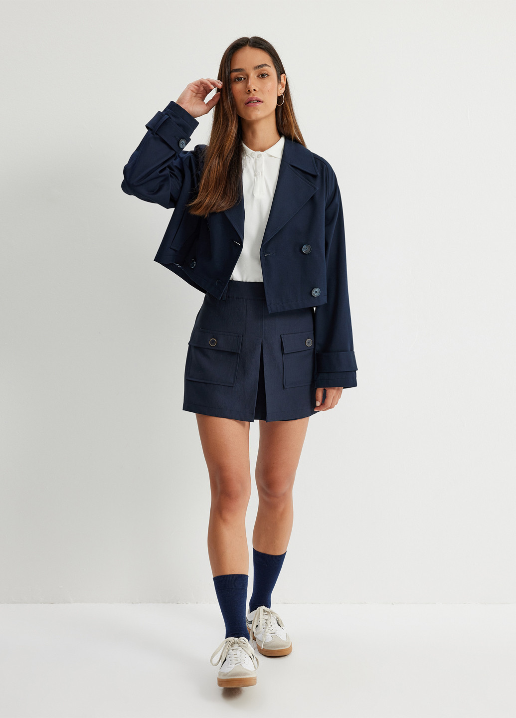 Плащ KOTON на гудзиках демісезон (307496757)