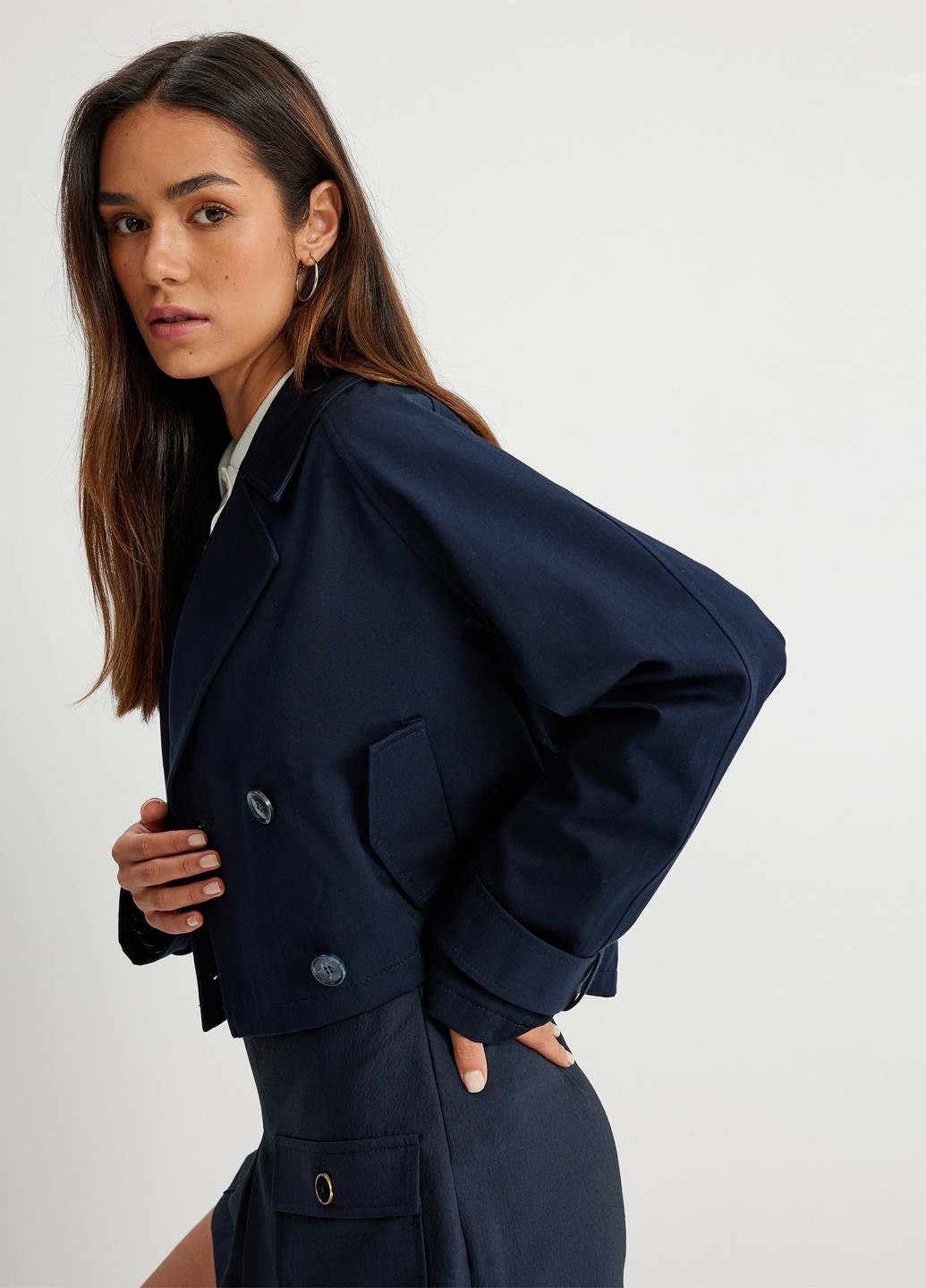 Плащ KOTON на гудзиках демісезон (307496757)