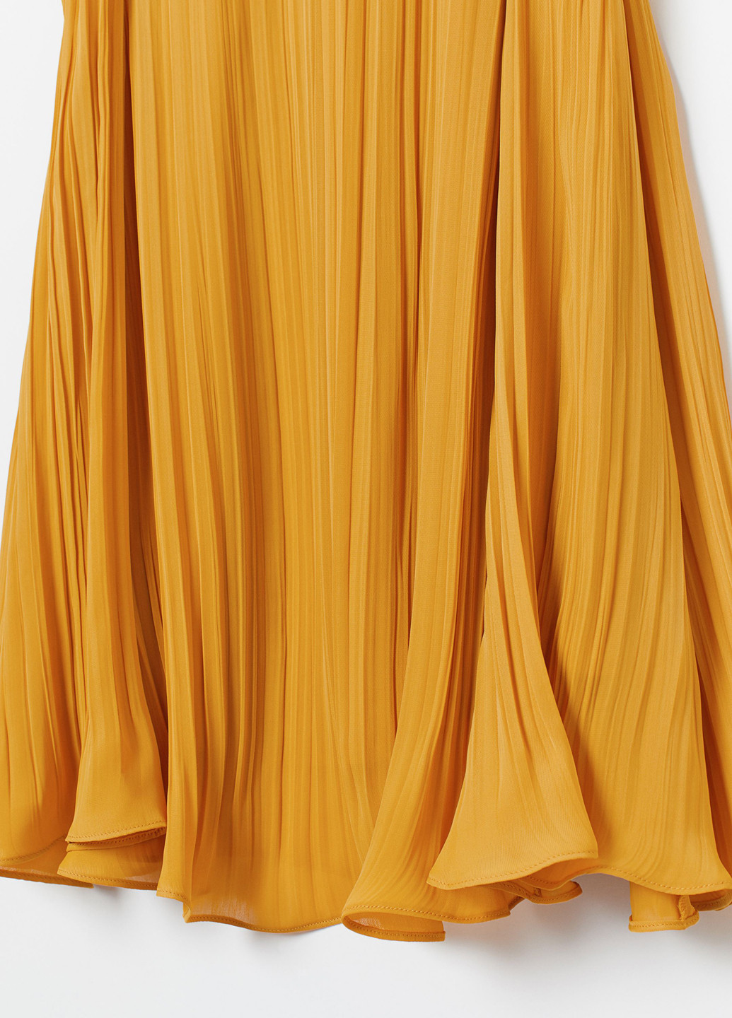 Гірчична кежуал сукня кльош H&M