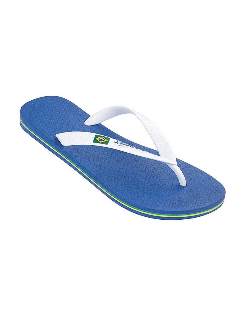 Синие пляжные мужские шлепанцы Ipanema