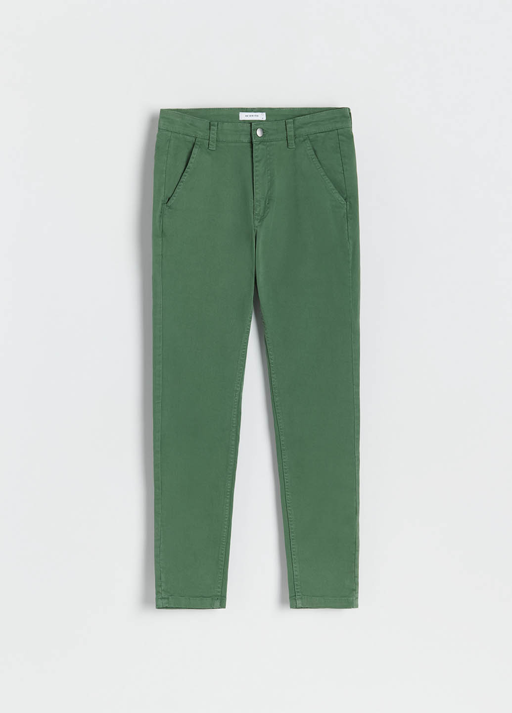 Зеленые кэжуал демисезонные чиносы брюки Reserved