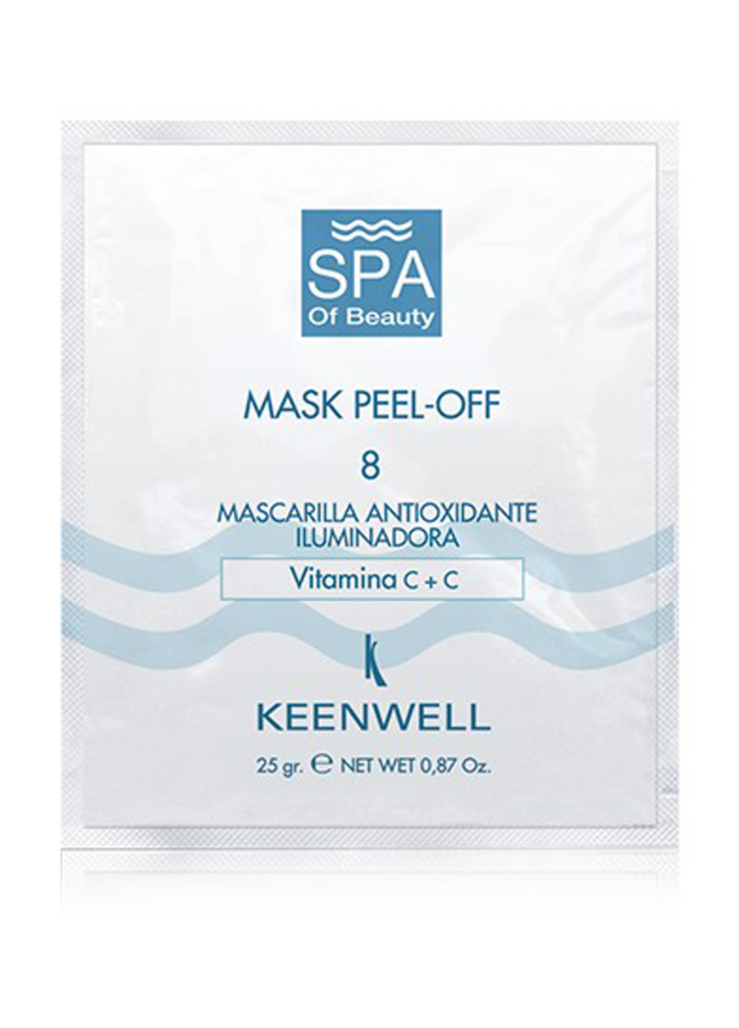 СПА-маска антиоксидантная депигментирующая альгинатная № 8, 25 г Keenwell (96295213)