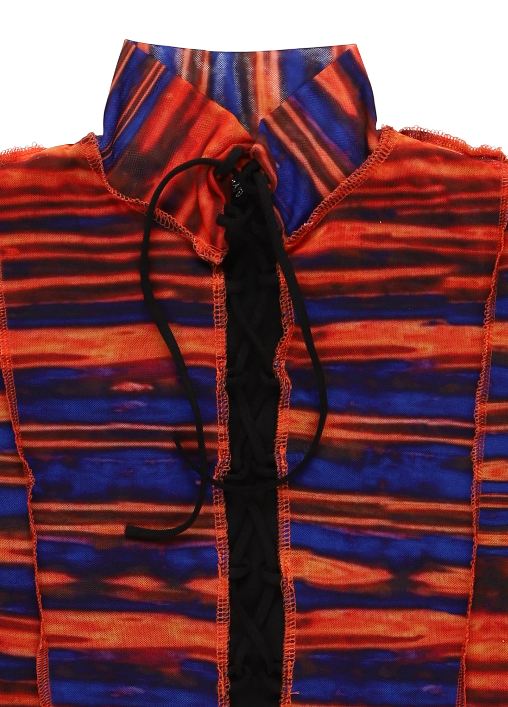 Комбинированное кэжуал платье платье-водолазка Stylewise с абстрактным узором