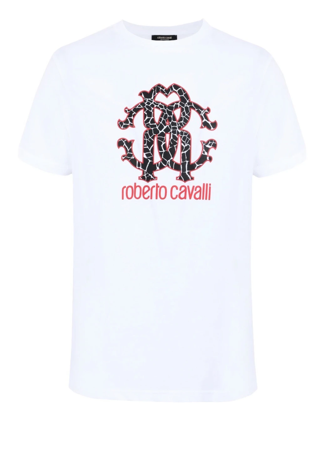 Белая футболка Roberto Cavalli