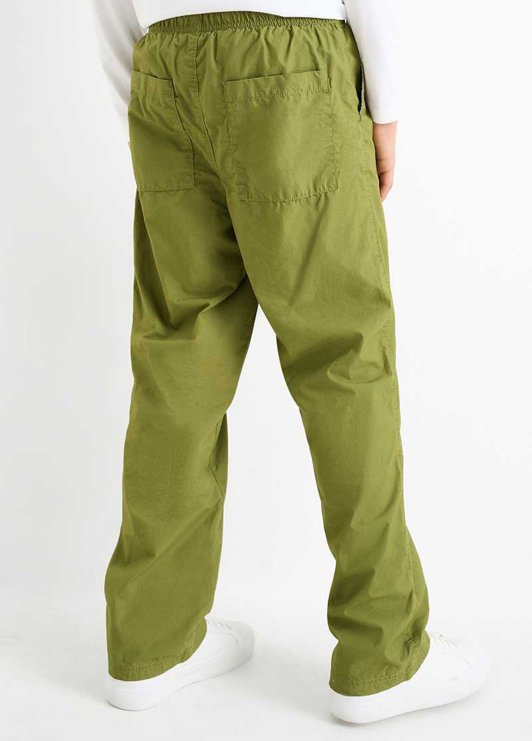 Комбинированные спортивные, кэжуал демисезонные брюки прямые C&A