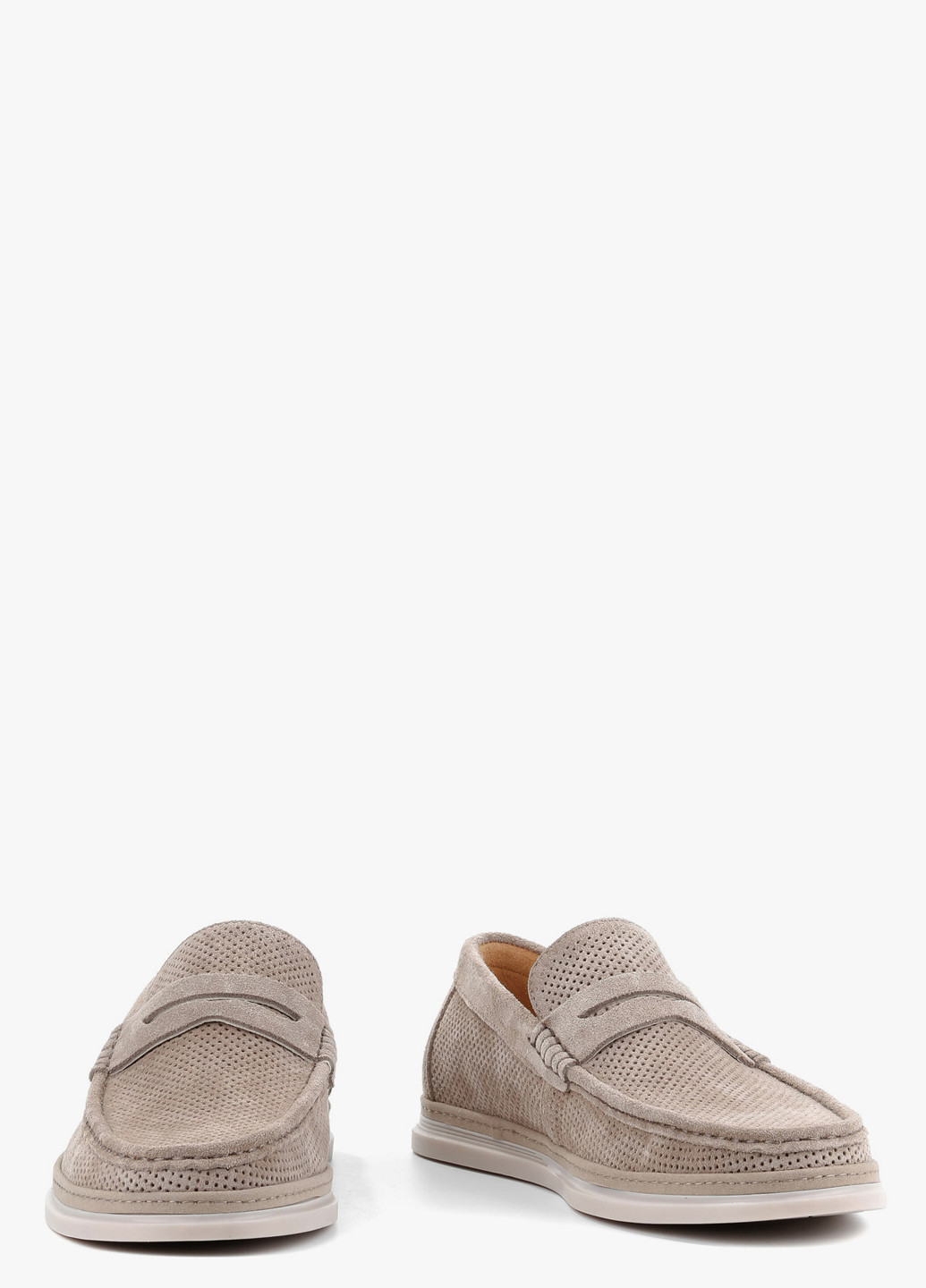 Бежевые мокасини Le'BERDES