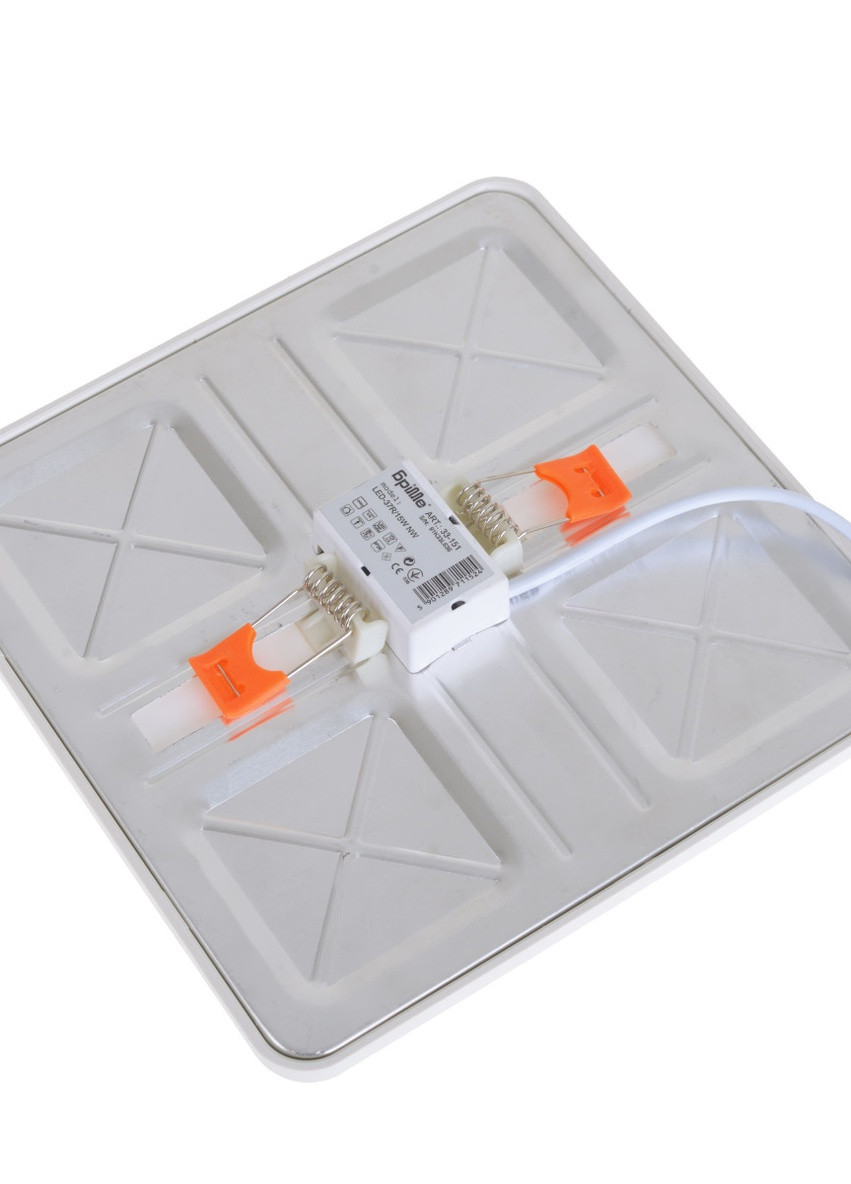 Светильник потолочный встроенный светодиодный LED-37R/15W NW Brille (253893173)