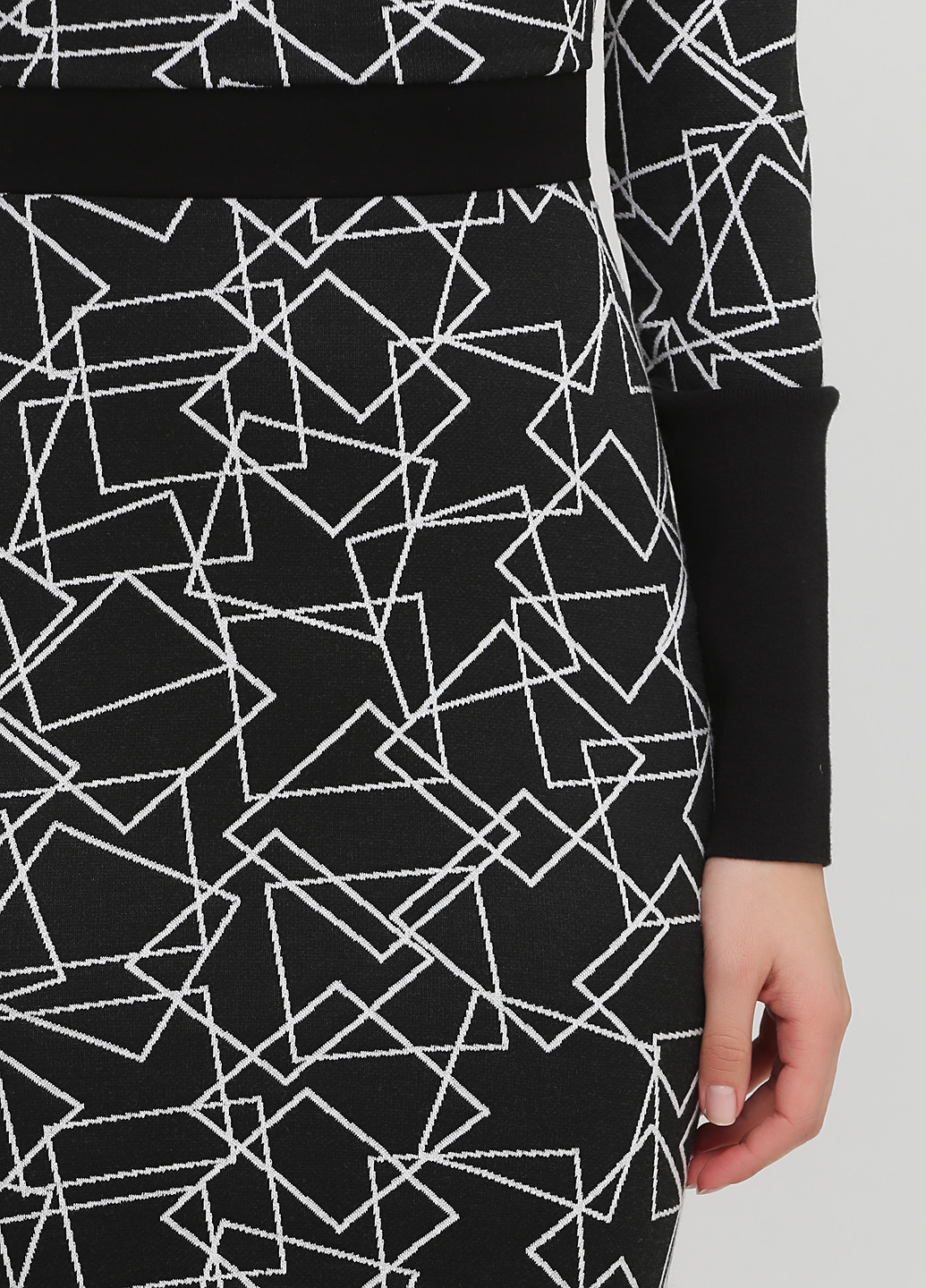 Чорно-білий кежуал сукня футляр Only з геометричним візерунком