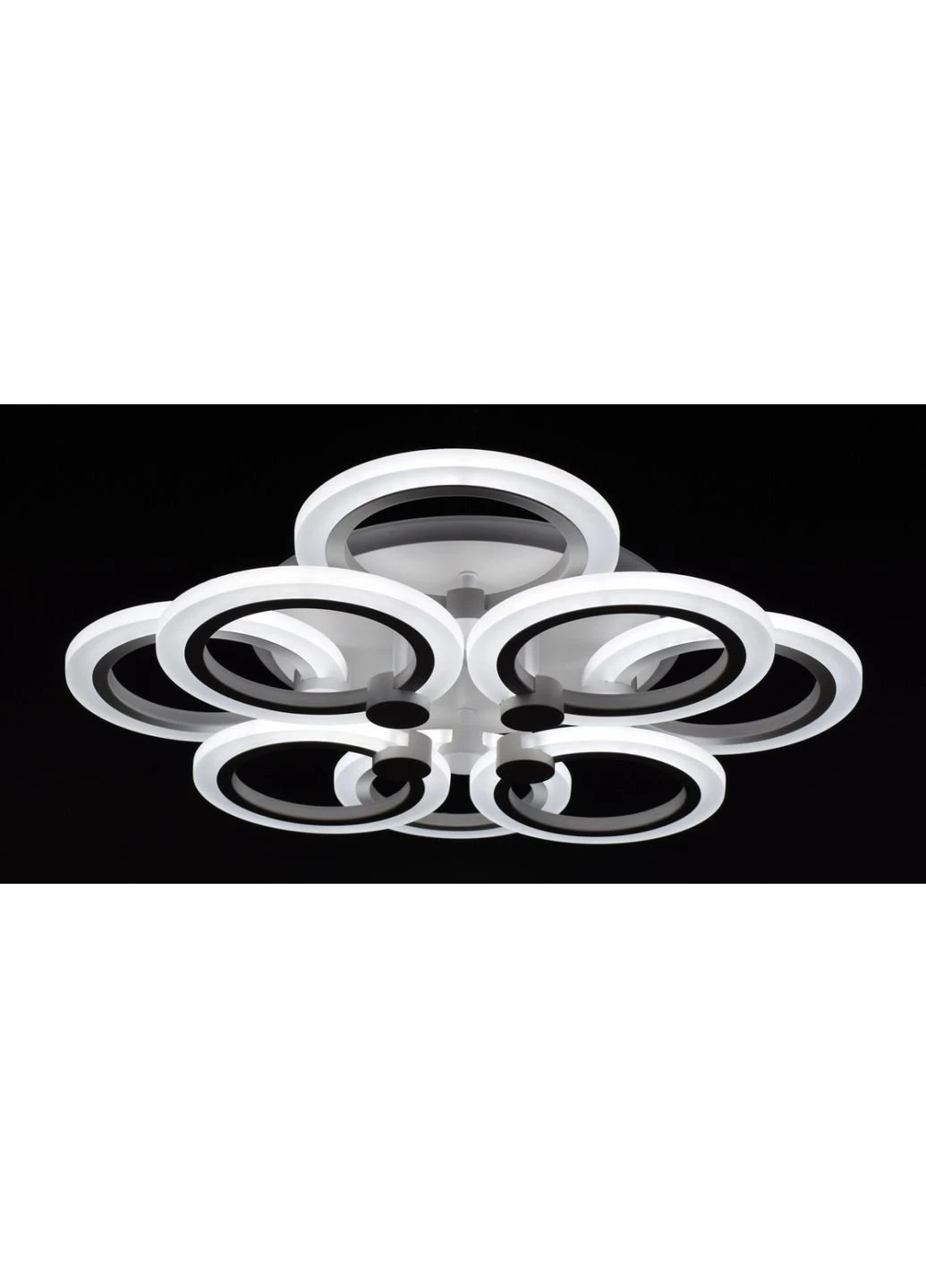 Люстра стельова LED з пультом A2374/4+4S-RGB-wh Білий 11х45х54 см. Sunnysky (253527802)