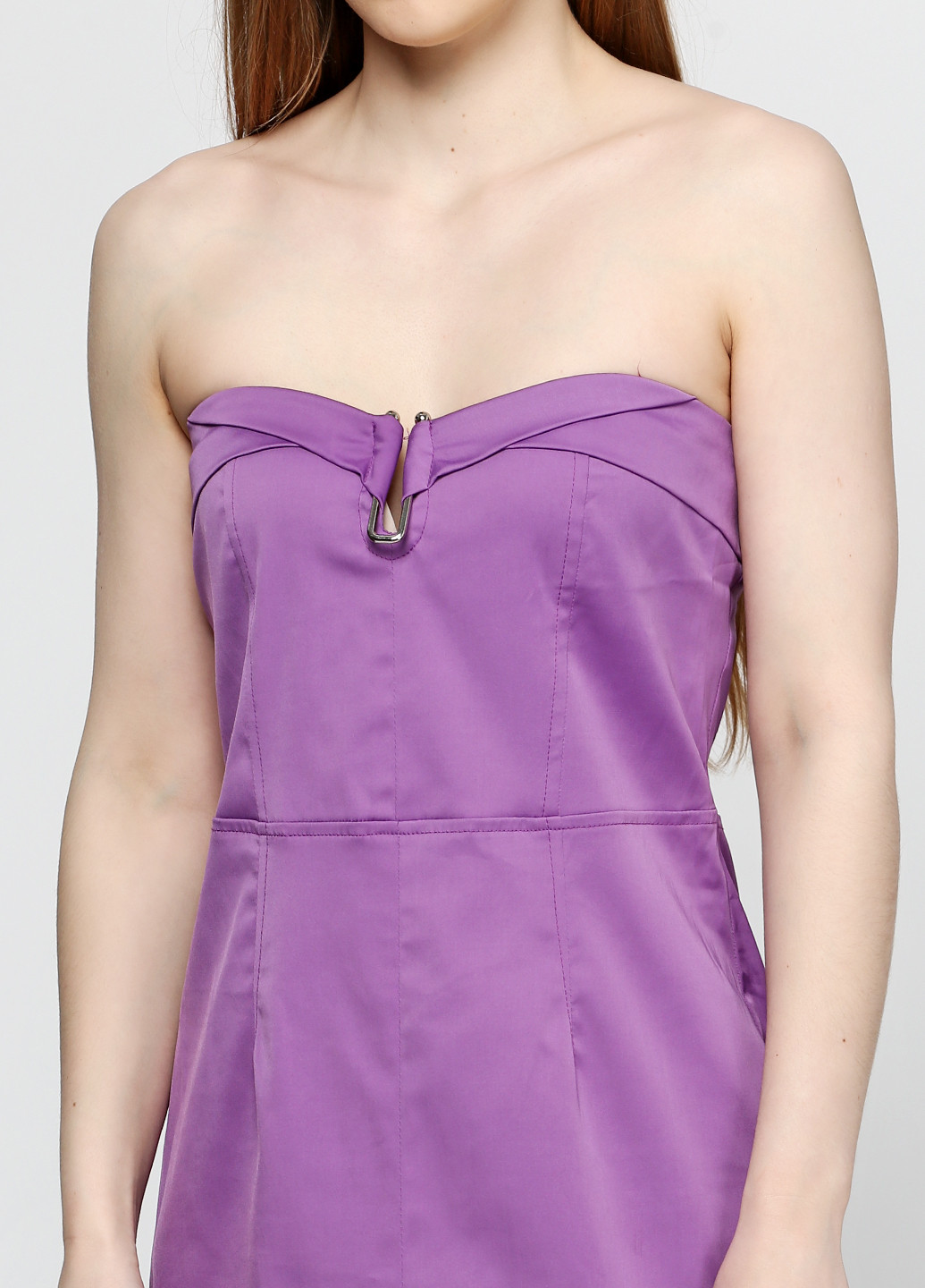 Світло-фіолетова кежуал сукня Smog однотонна