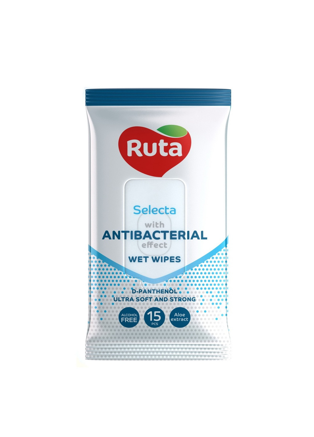 Салфетки влажные Антибактериальные, с экстрактом алоэ Ruta (229956024)