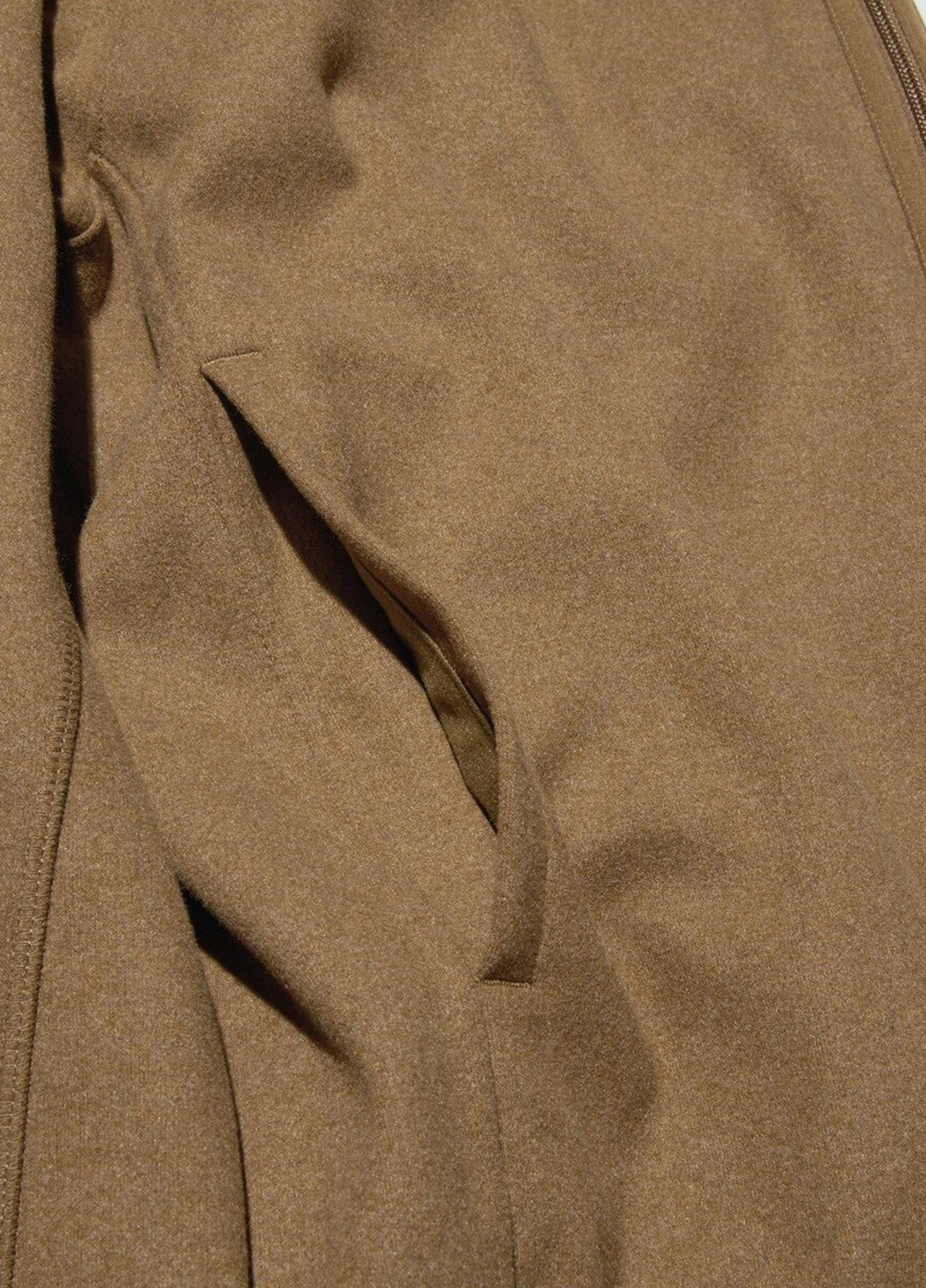 Коричневая демисезонная куртка Uniqlo