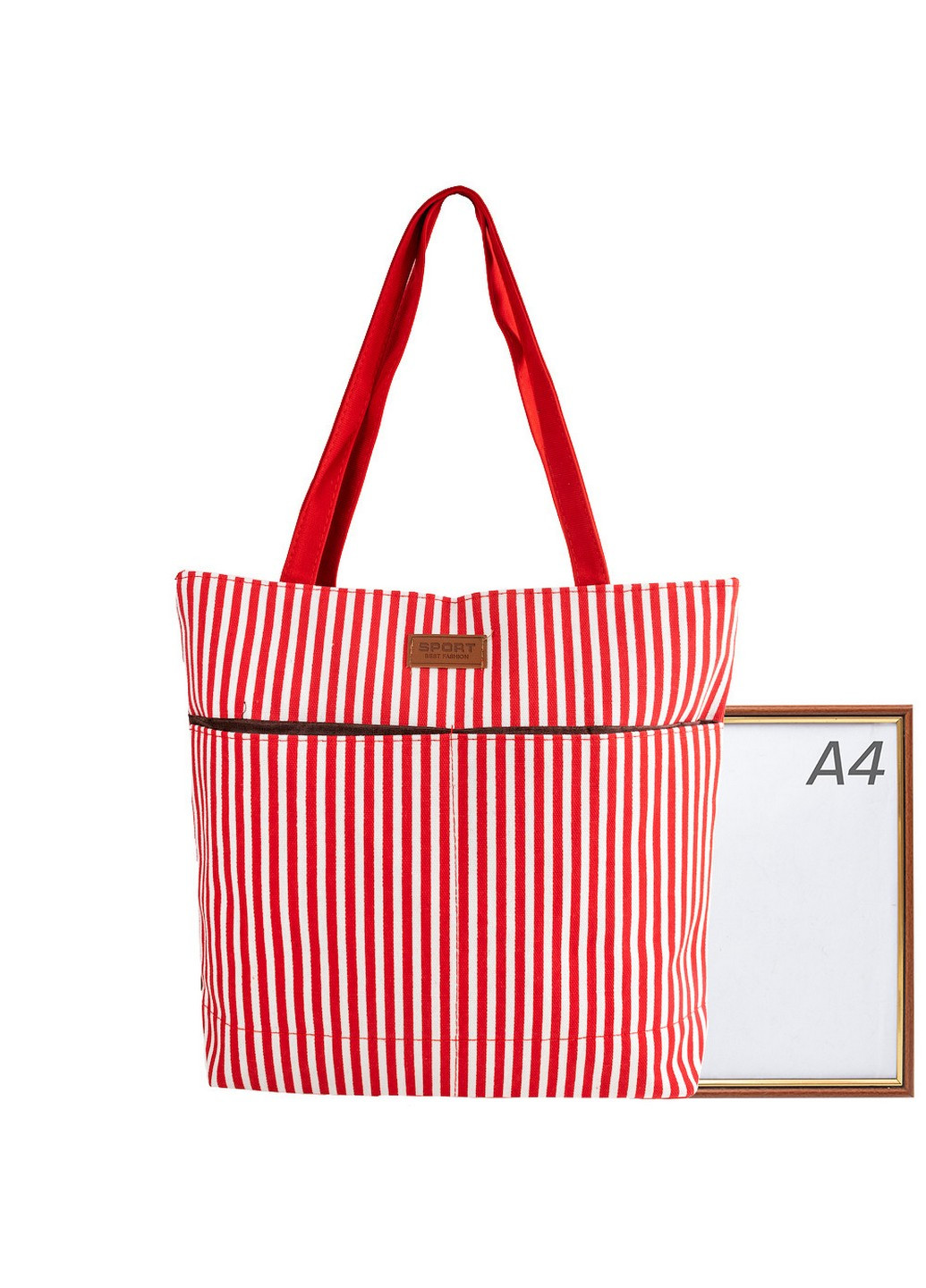 Женская пляжная тканевая сумка 40х36х8 см Valiria Fashion (255375307)