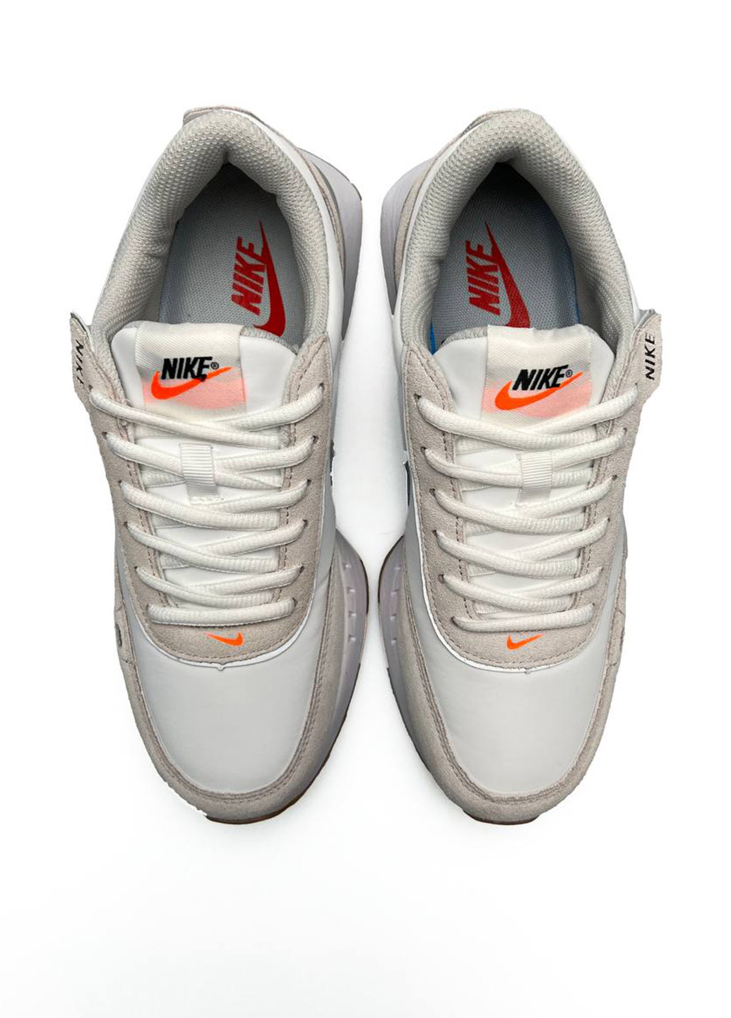 Сірі всесезон кросівки Nike Waffle White Gray
