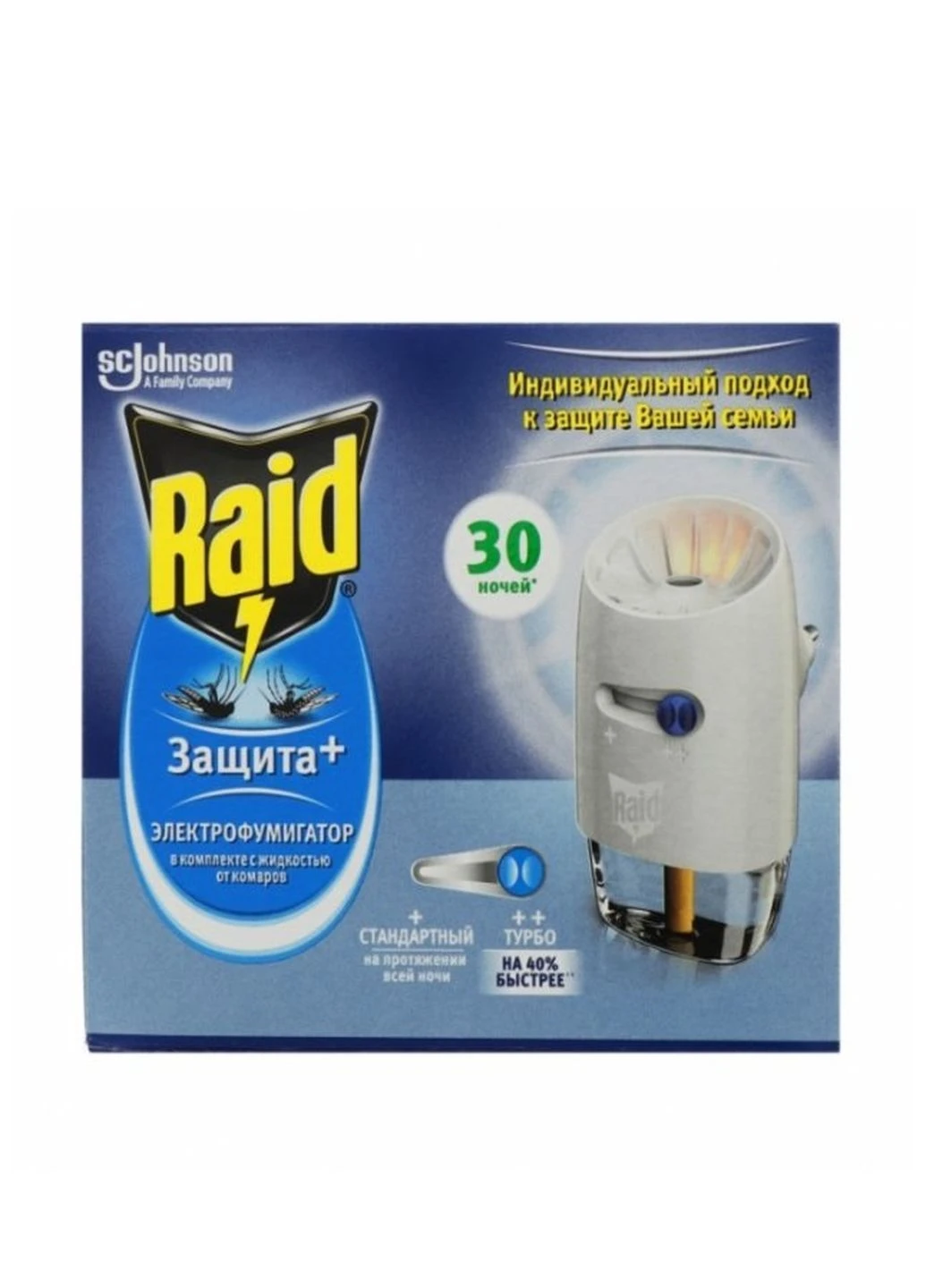 Фумигатор с жидкостью 30 ночей Raid (248673606)