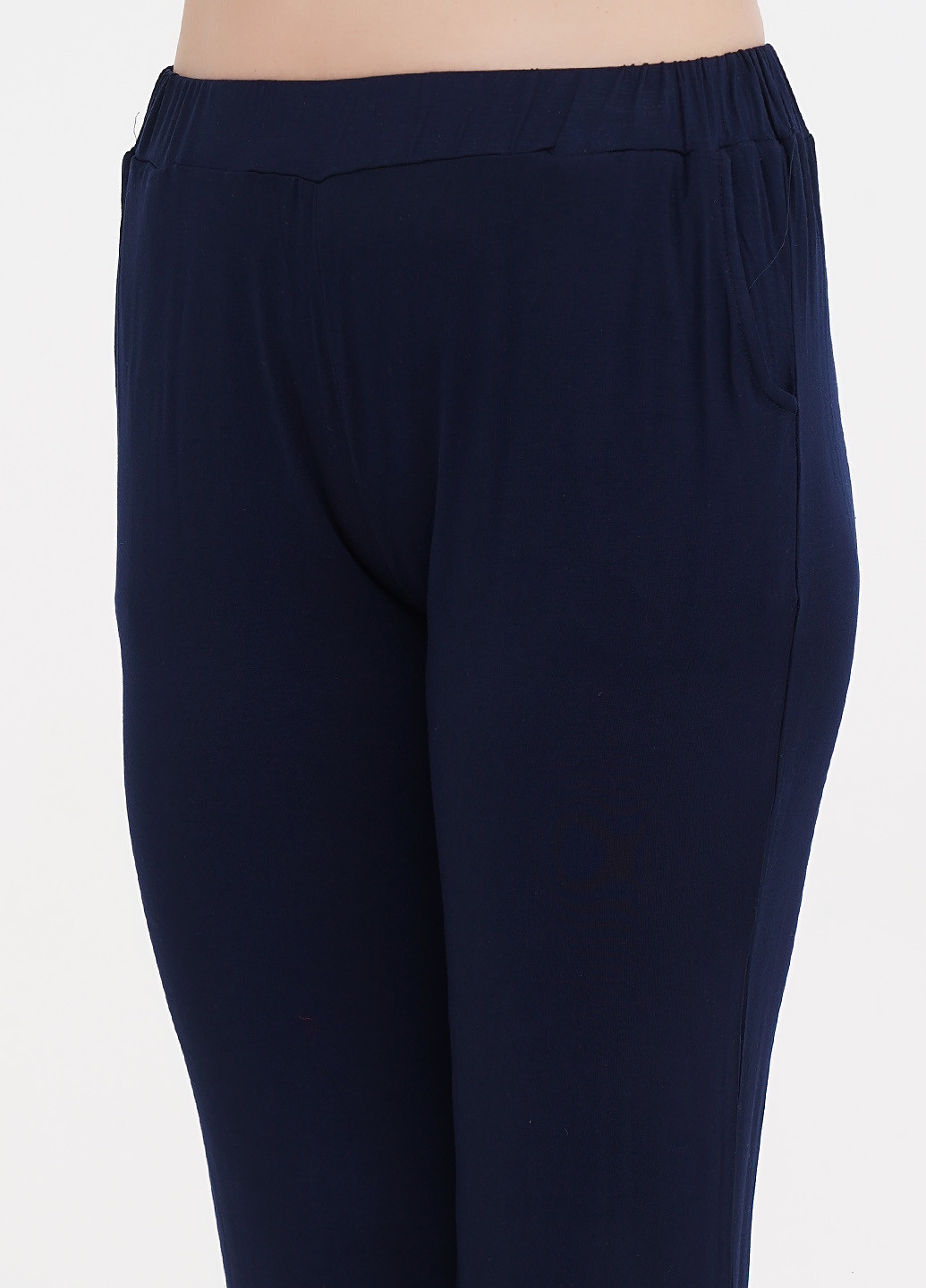 Темно-синяя всесезон піжама (лонгслив, брюки) лонгслив + брюки Cotpark