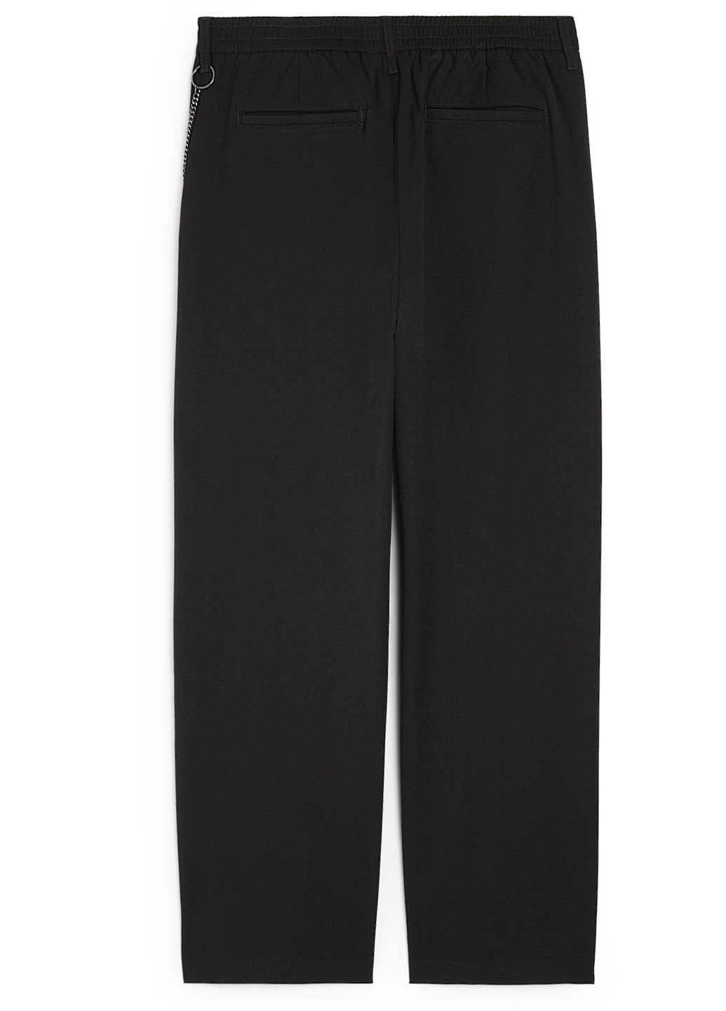 Черные кэжуал демисезонные прямые брюки C&A