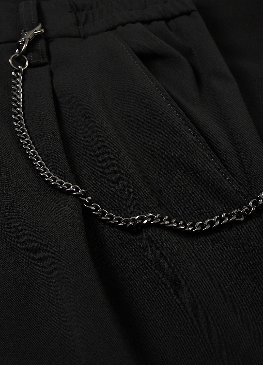 Черные кэжуал демисезонные прямые брюки C&A