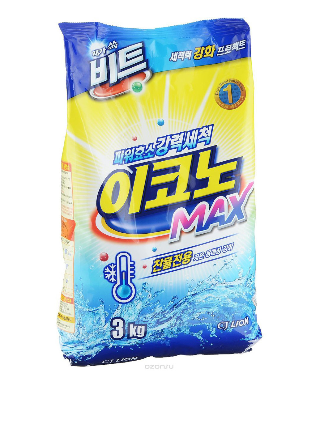 Стиральный порошок Beat Econo Max, 3 кг LION KOREA (124712363)