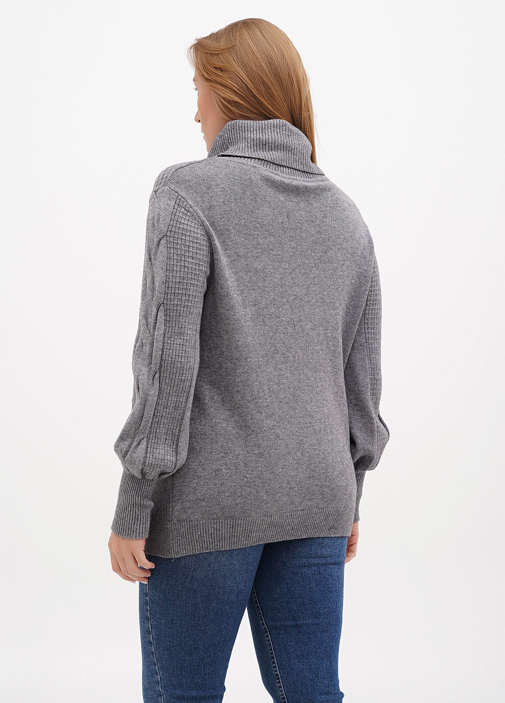 Світло-сірий демісезонний светр Anne