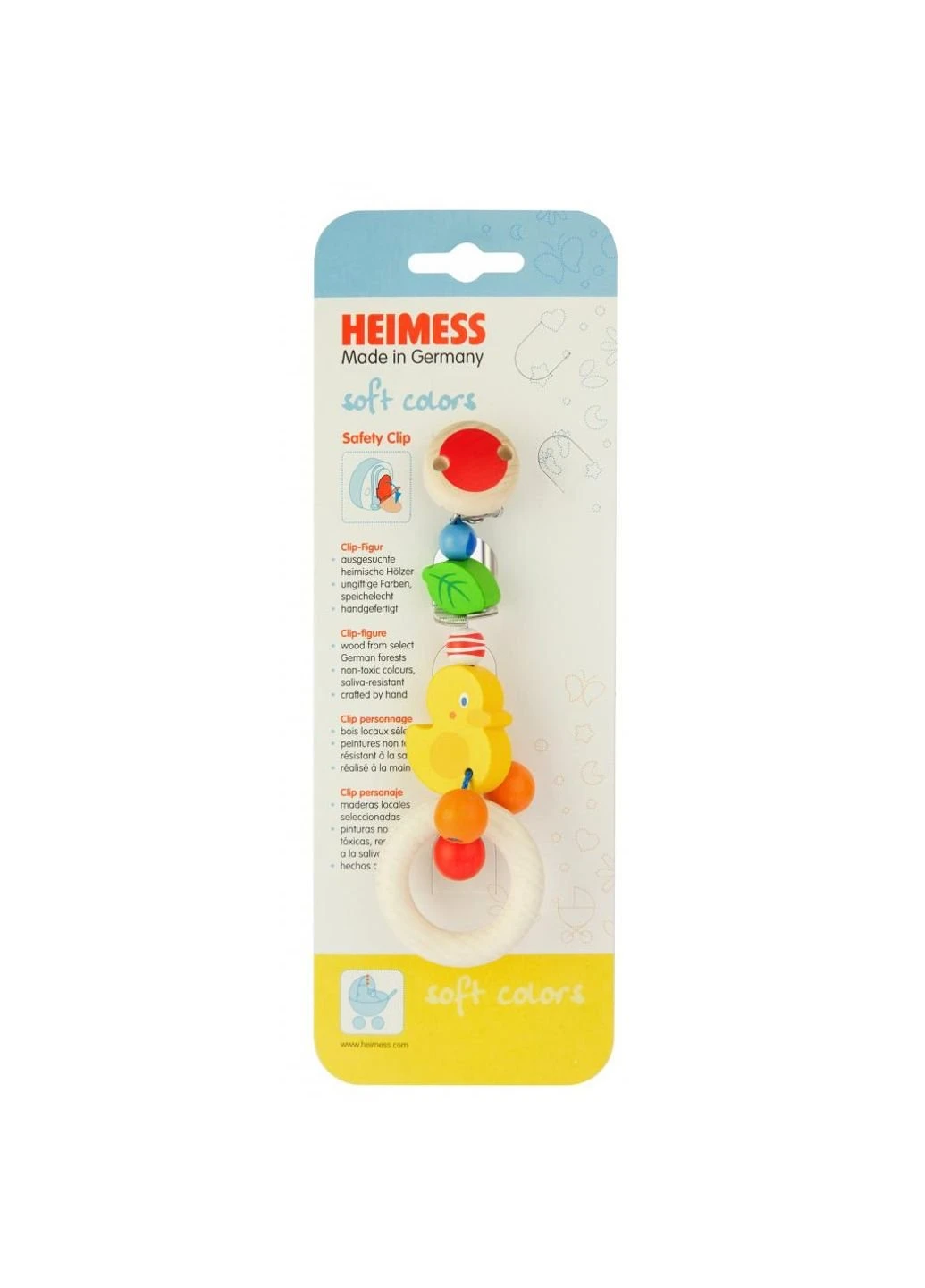 Клипса для пустышек Уточка Heimess (252249034)