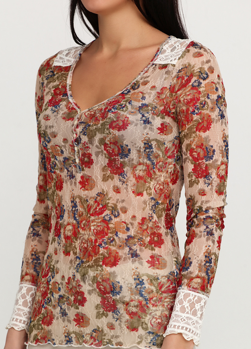 Бежевая демисезонная блуза Ralph Lauren