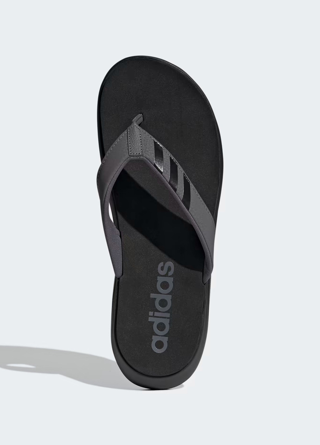 Серые пляжные вьетнамки adidas