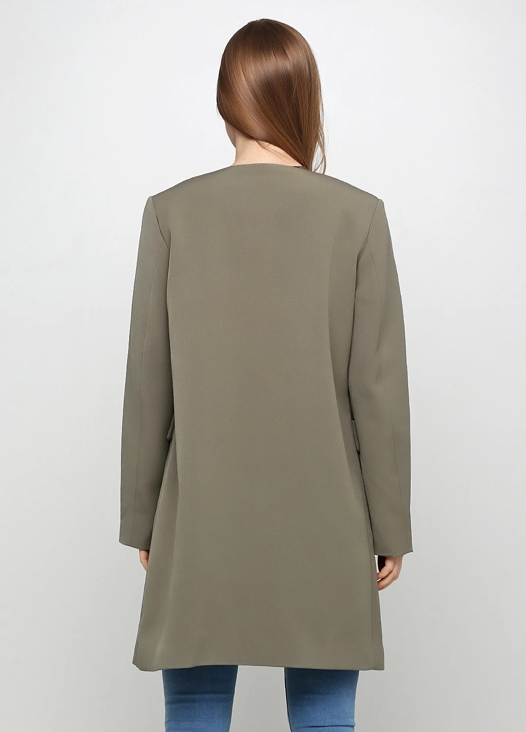 Темно-бежевый женский жакет H&M однотонный - демисезонный