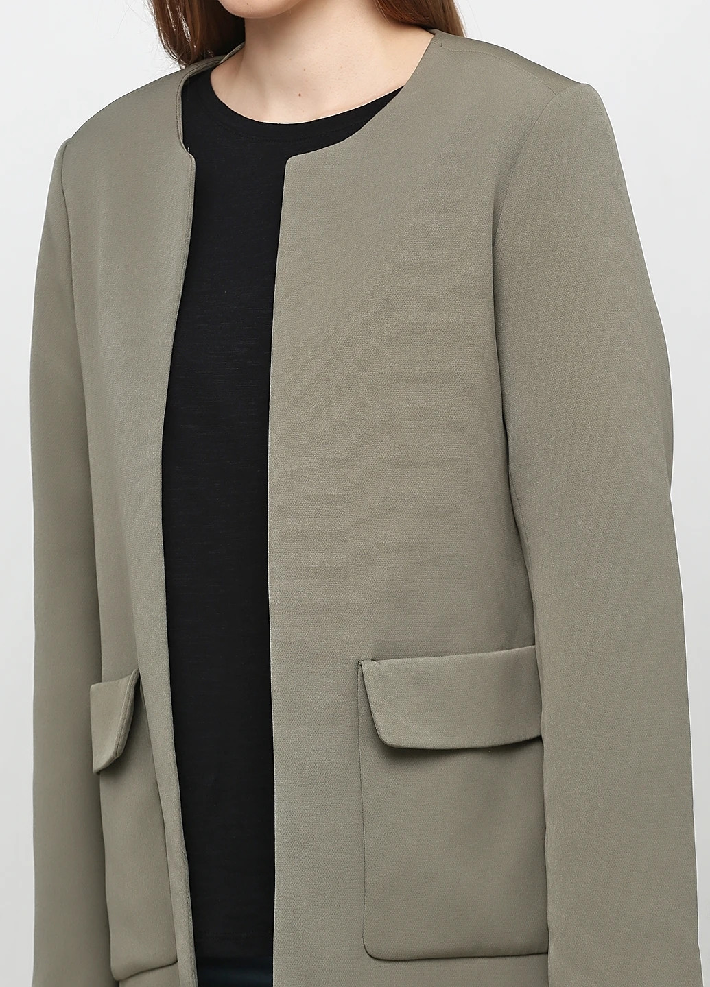 Темно-бежевый женский жакет H&M однотонный - демисезонный