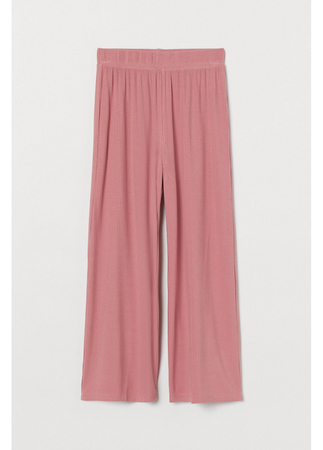 Темно-розовые летние брюки H&M