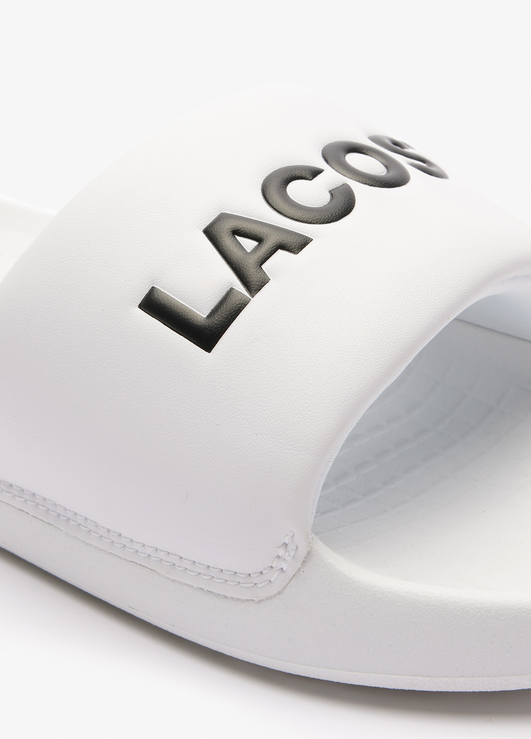 Белые кэжуал шлепанцы Lacoste